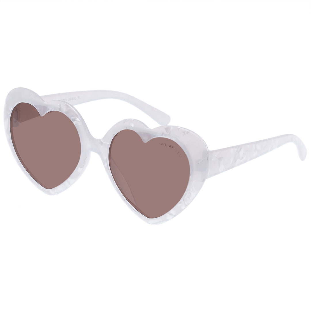 Cancer Council | Lovebird Sunglasses - Angle | Ivory Seashell | UPF50+ Protection
