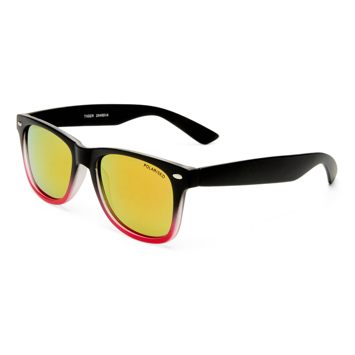 Cancer Council | Tiger Sunglasses | Black/Red | Angle