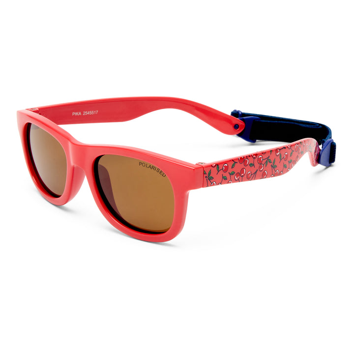 Cancer Council | Pika Baby Sunglasses | Red | Angle