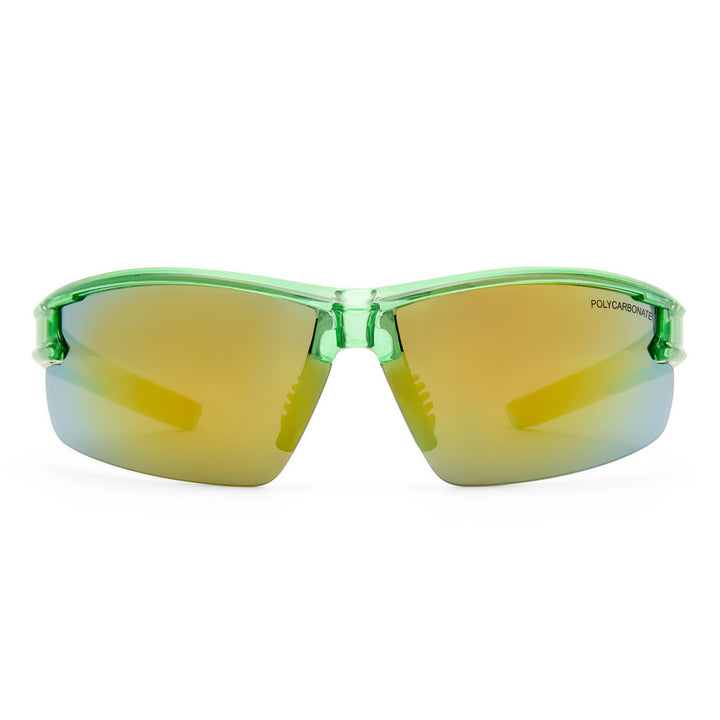 Cancer Council | Armadillo Junior Sunglasses | Crystal Green | Front
