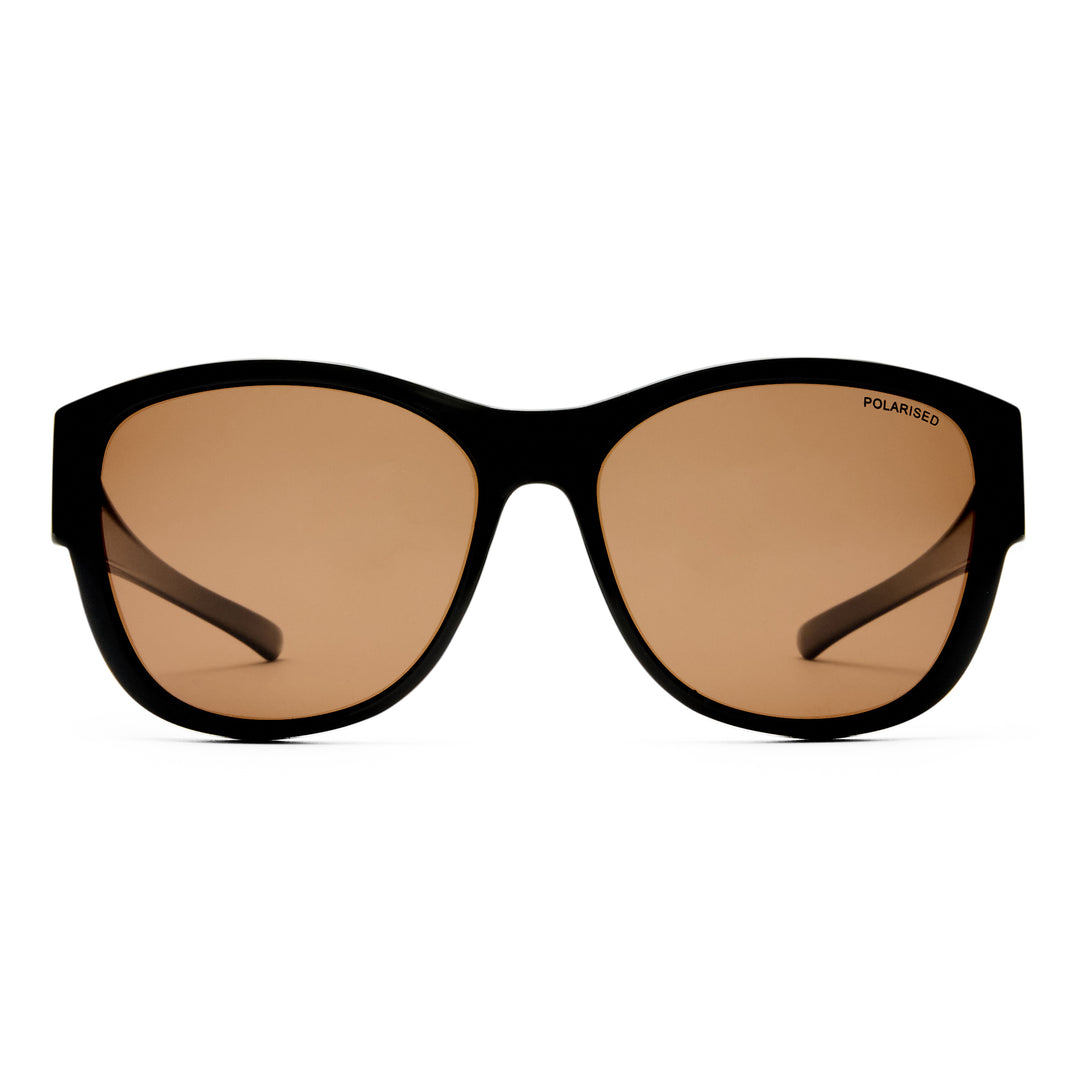 Cancer Council | Samaria Fitover Sunglasses | Black | Front