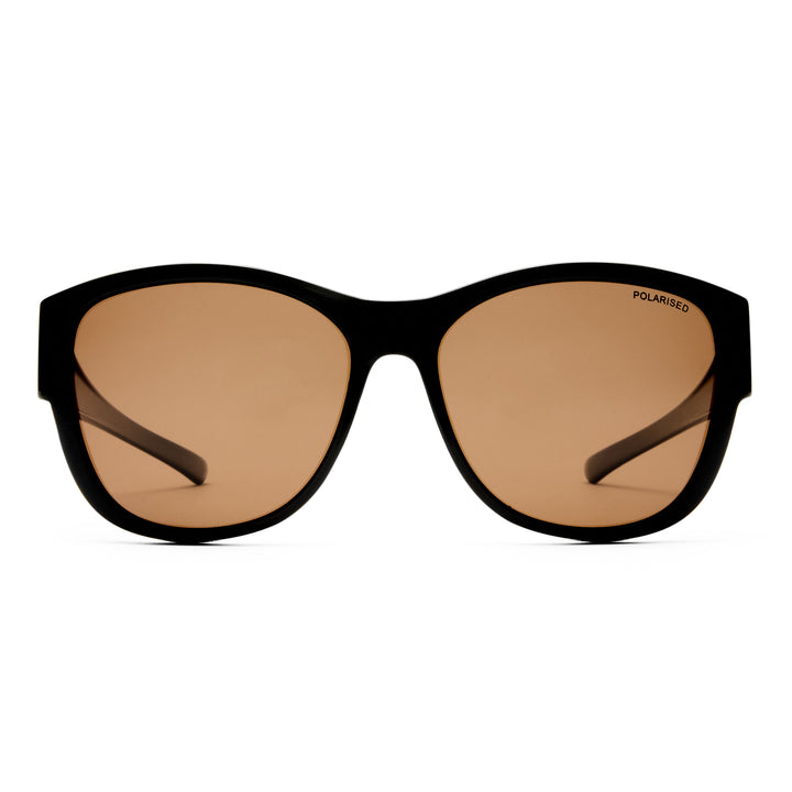 Cancer Council | Samaria Fitover Sunglasses | Black | Front