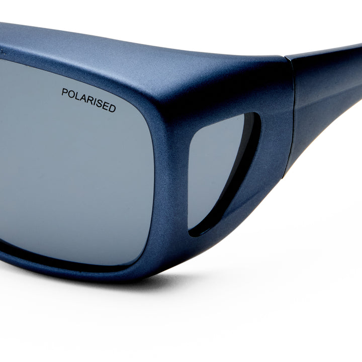 Cancer Council | Gymea Fitover Sunglasses | Metallic Blue | Zoom