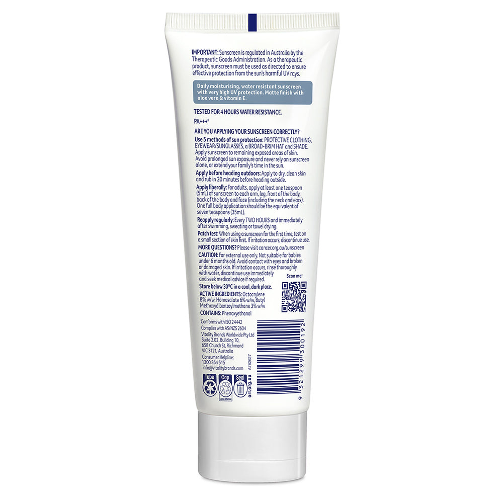 Daily Moisturiser - Back Tube