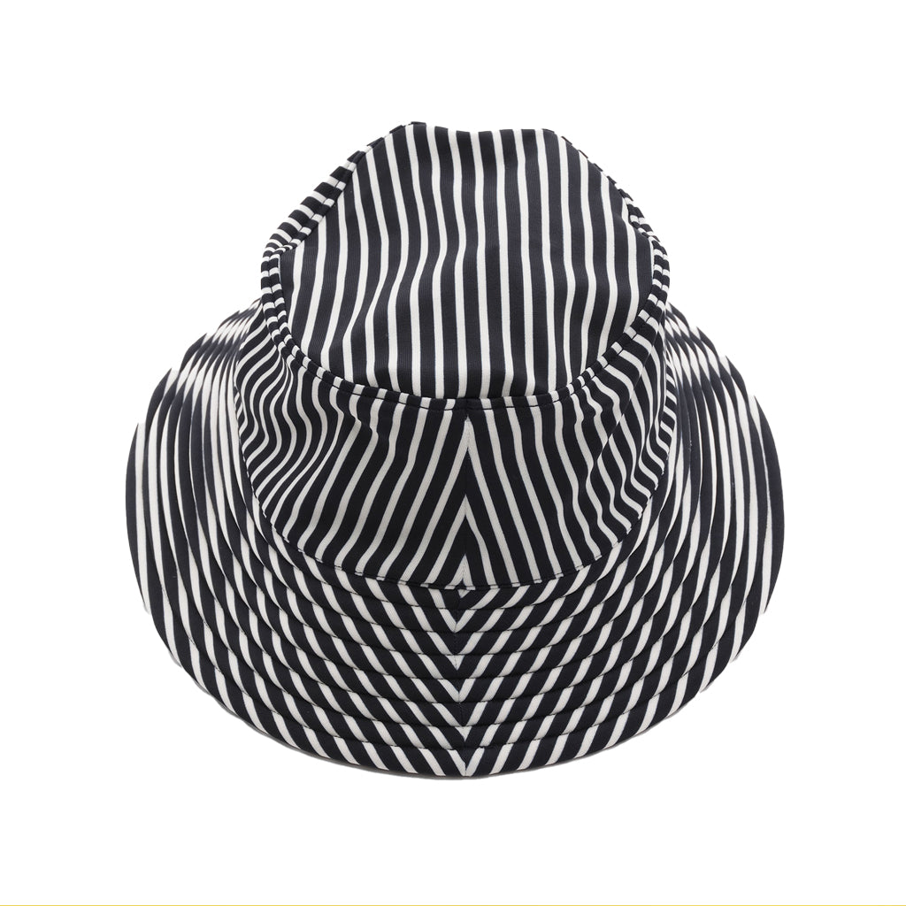 Infant Reversible Striped Bucket Hat Navy/White
