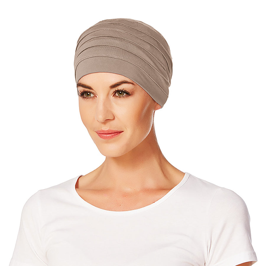 Christine Yoga Turban - Taupe