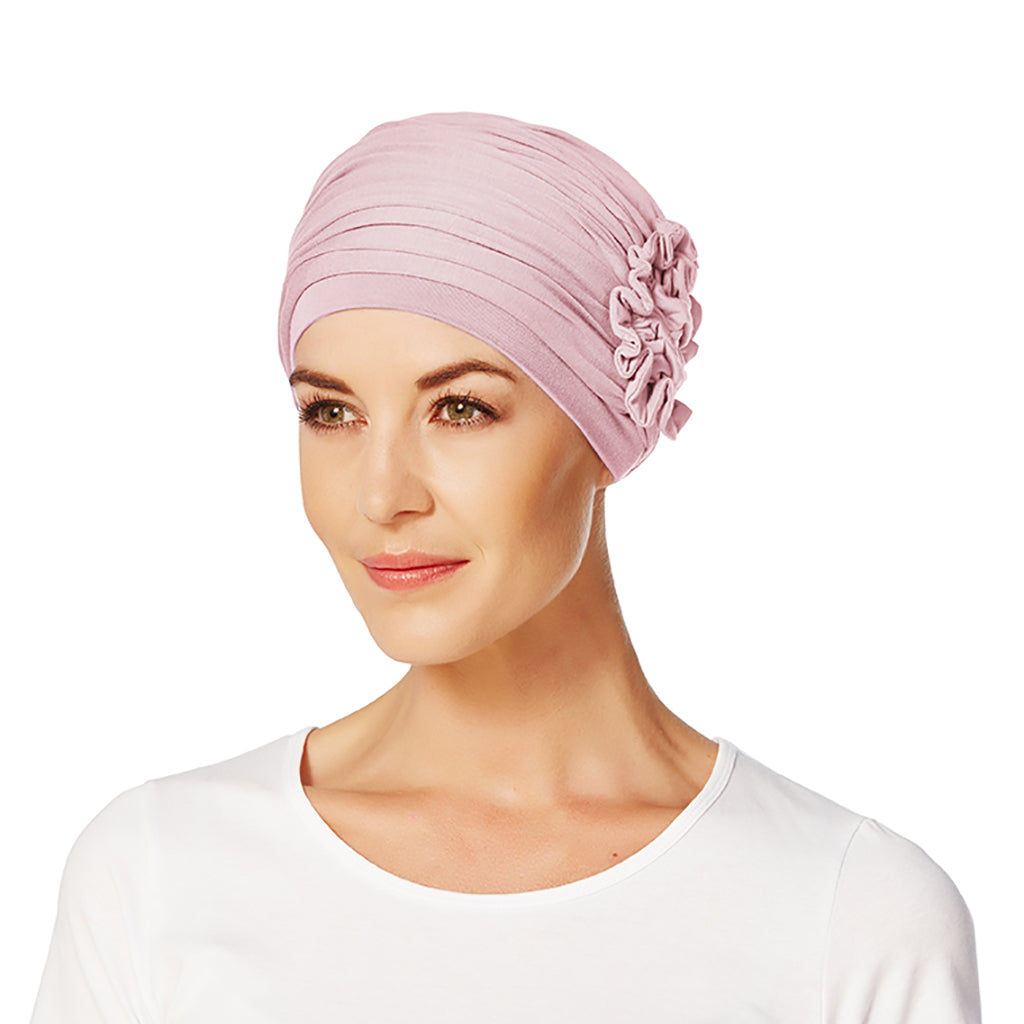 Christine Lotus Turban - Pale Pink