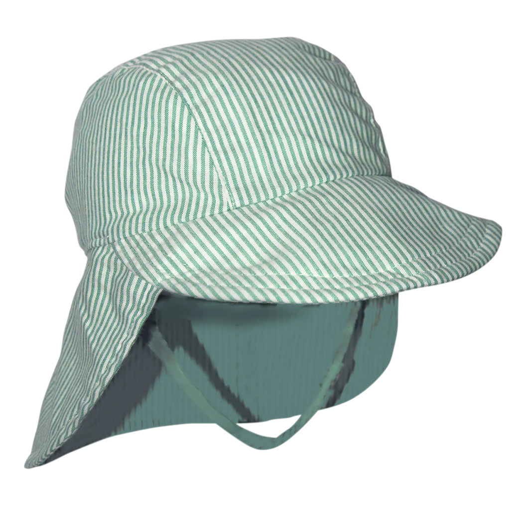 Sandy Legionnaire Hat - Green Stripe
