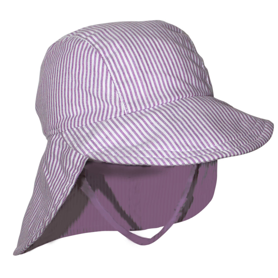 Sandy Legionnaire Hat - Lilac Stripe