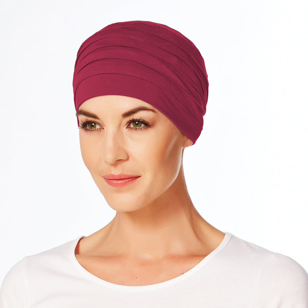 Christine Yoga Turban - Deep Red