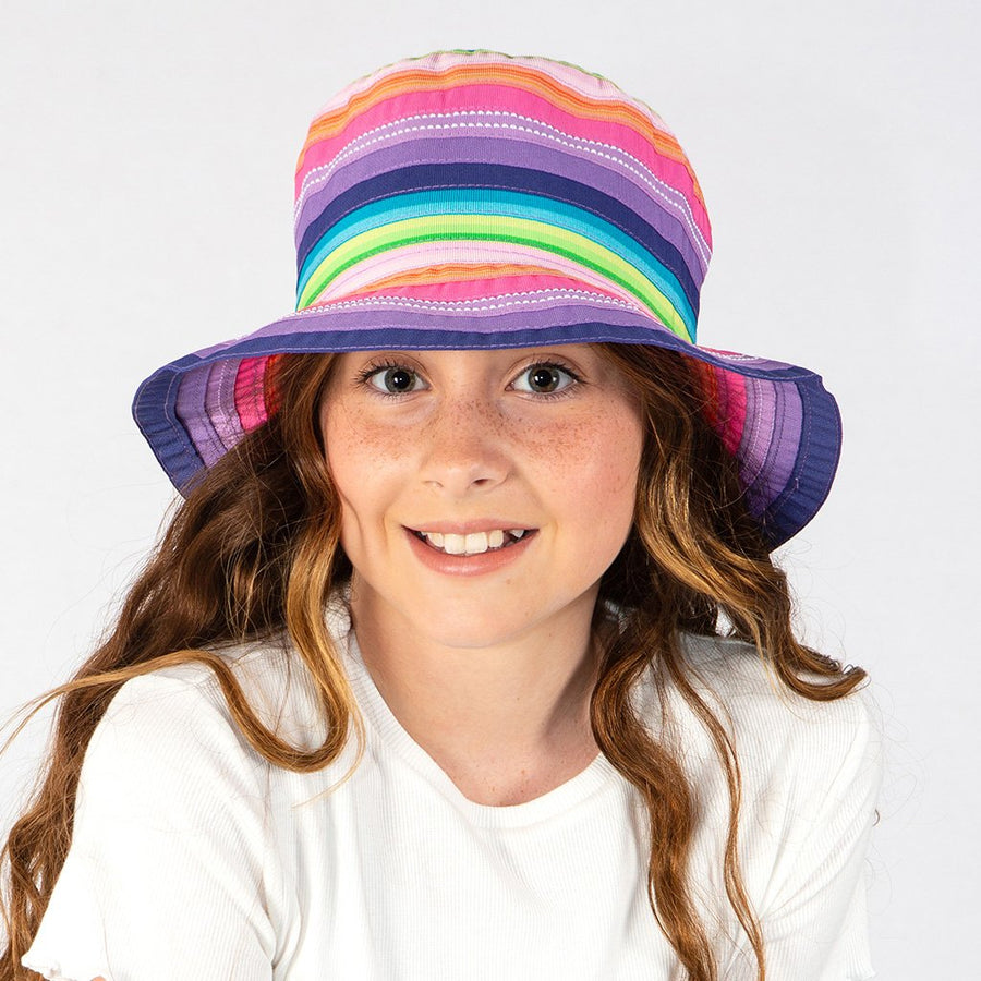 Chloe Bucket Hat - Rainbow