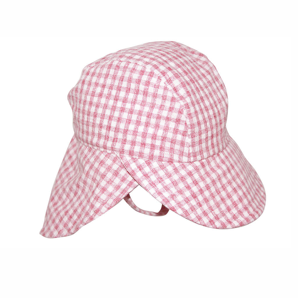 Sandy Legionnaire Hat - Pink Check