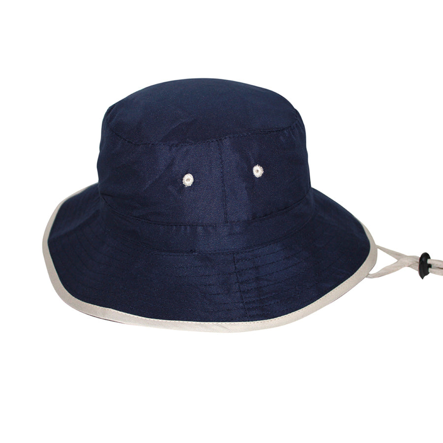 Charlie Bucket Hat - Navy/Stone