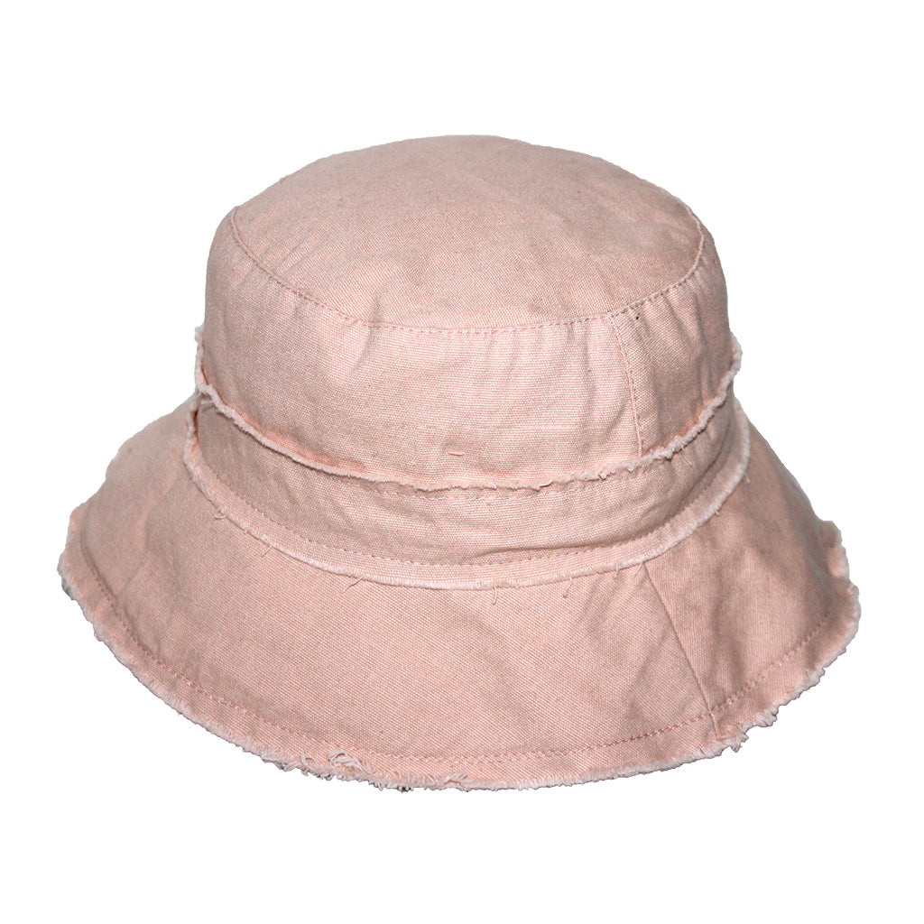 Jinja Cotton Bucket Hat - Pink