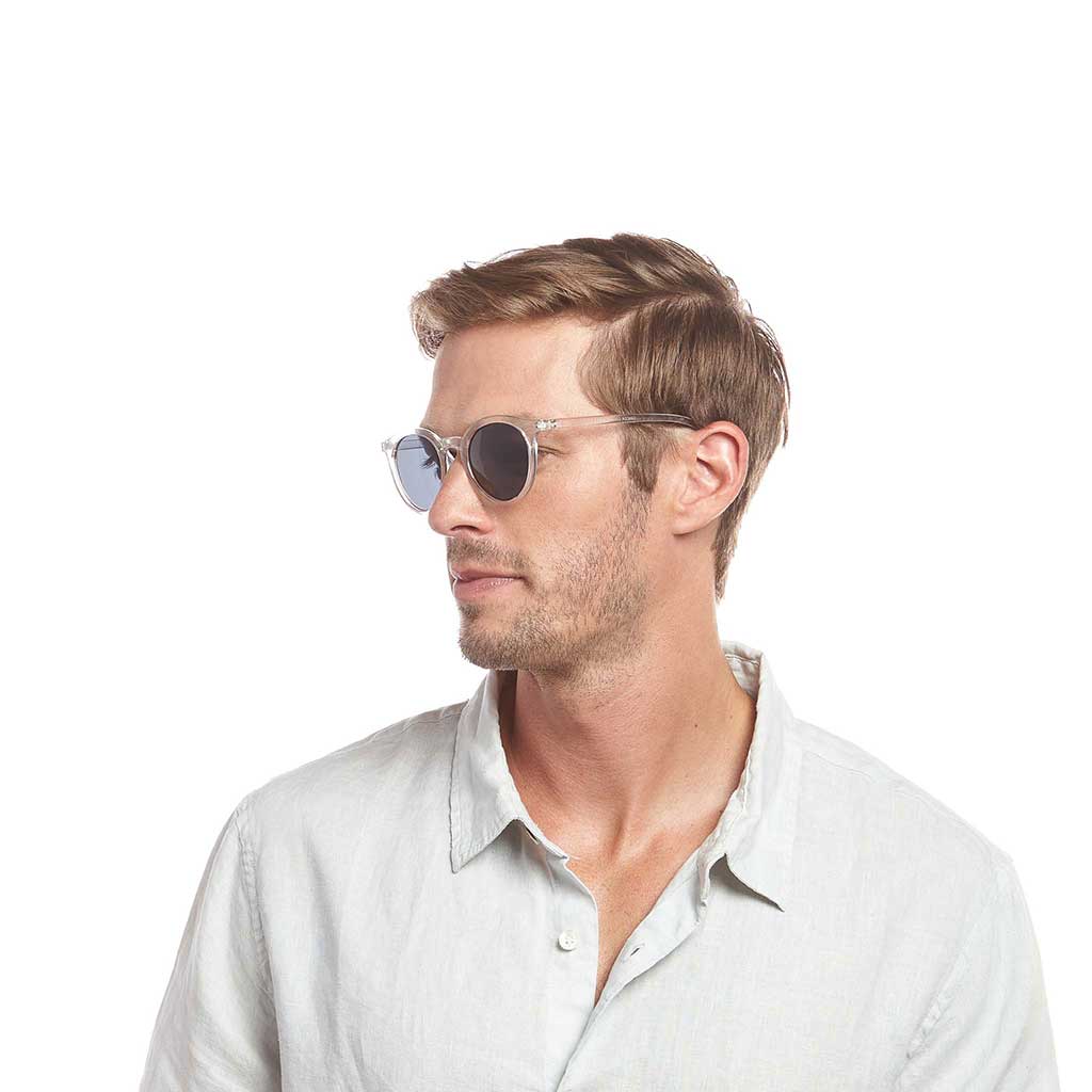 Cool Clear Sunglasses - Round Sunglasses - Mirrored Sunnies - Lulus