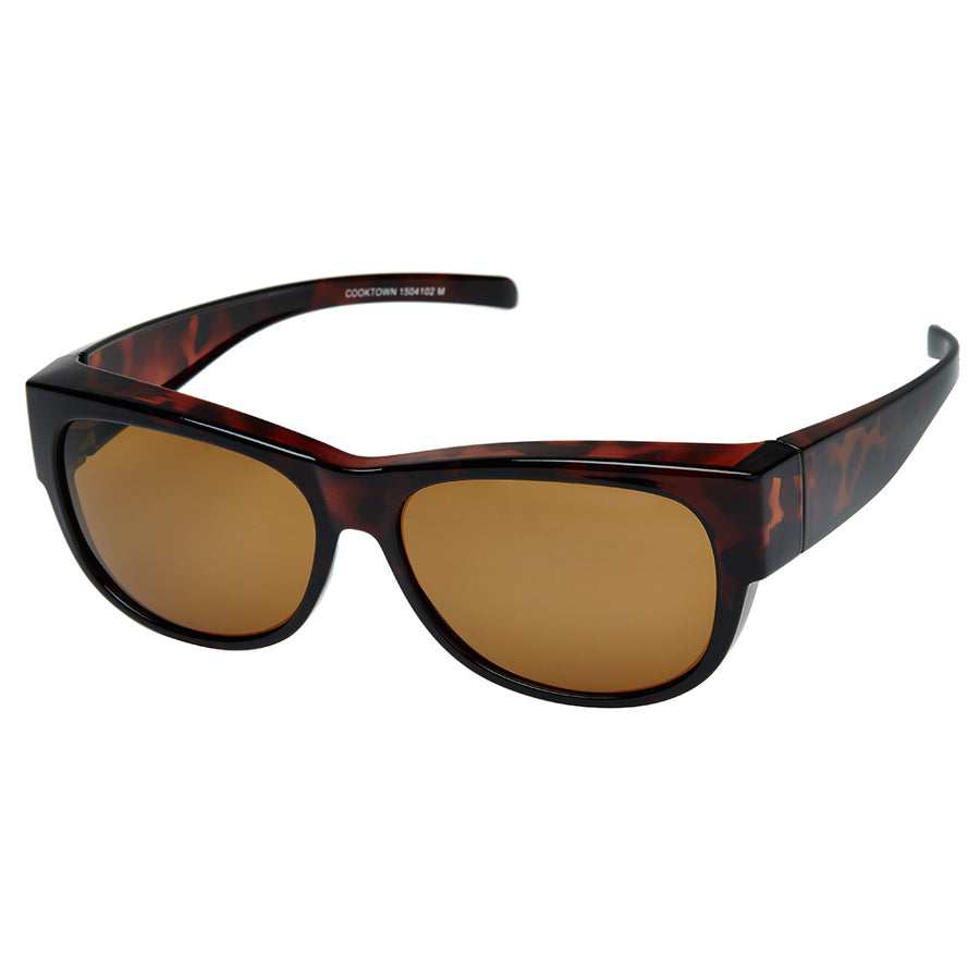 Cooktown Fitover Sunglasses - Shiny Dark Tort