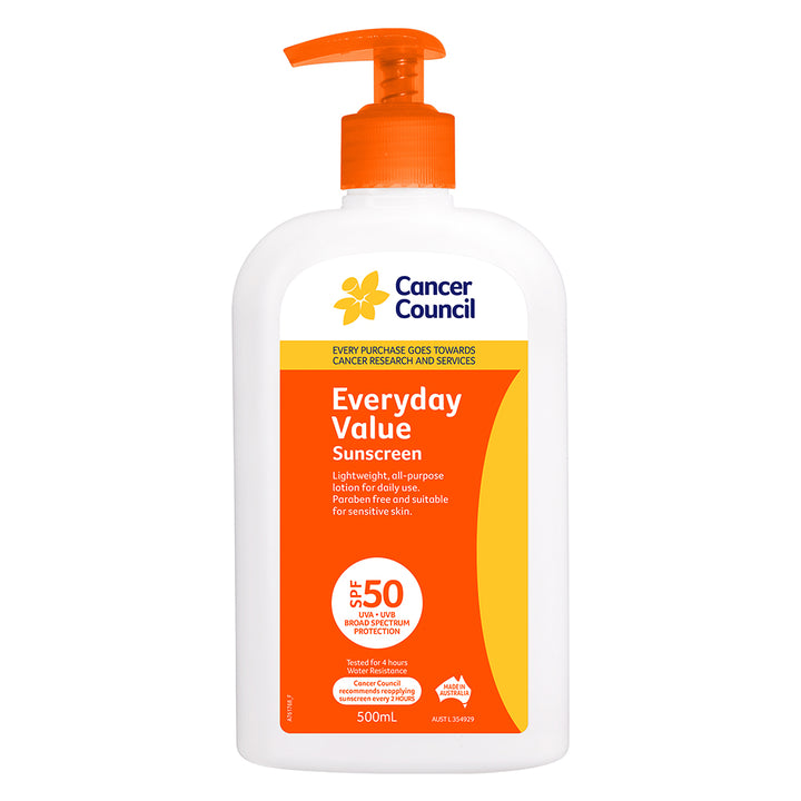 Everyday Value Sunscreen SPF50 500ml