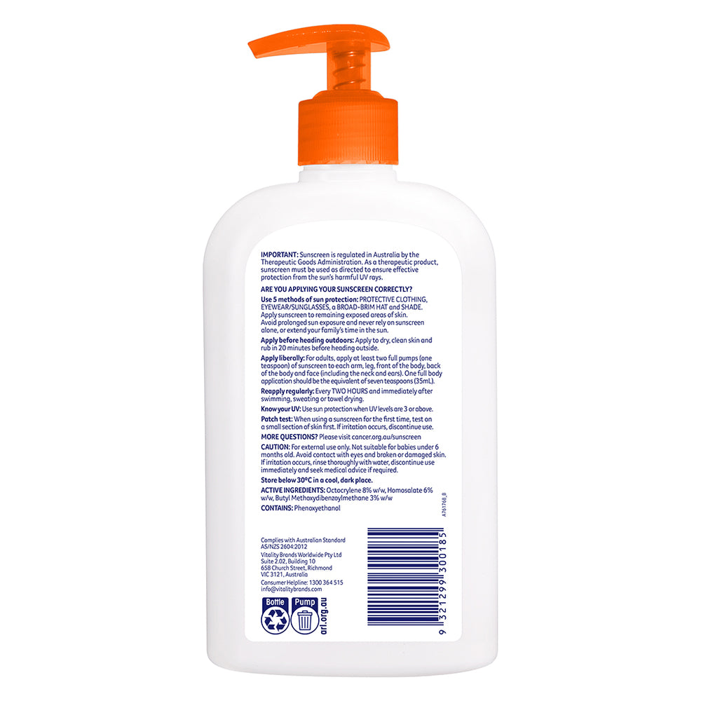 Everyday Value Sunscreen SPF50 500ml