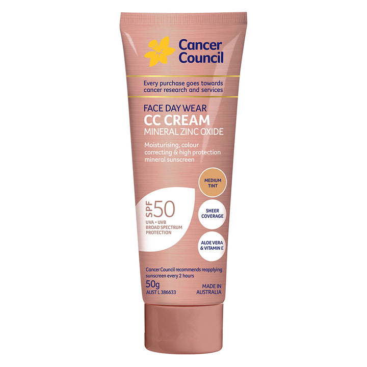 Face Day Wear CC Cream SPF50+ Medium Tint 50g