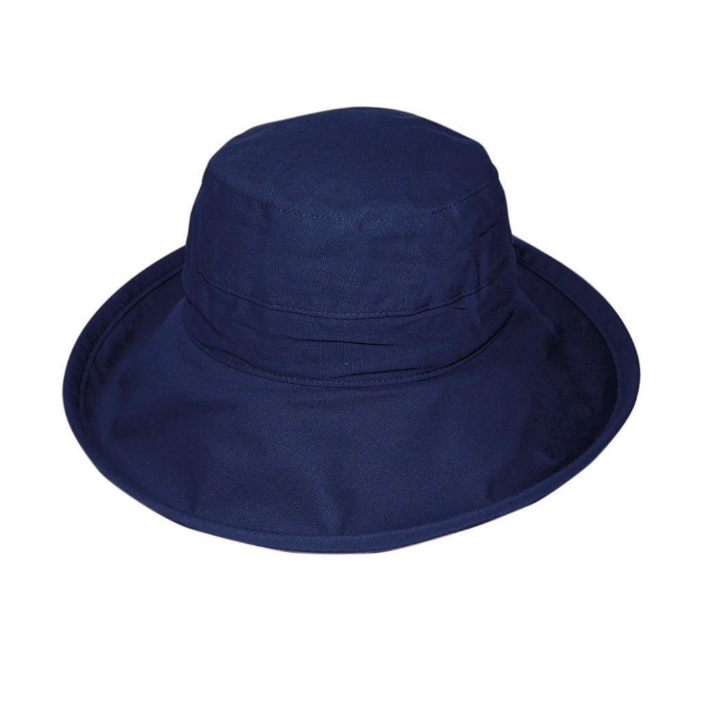 Cancer Council | Essential Traveller Hat - Flat | Navy | UPF50+ Protection