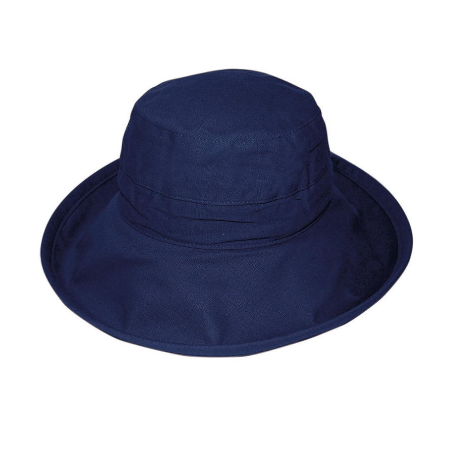 Cancer Council | Essential Traveller Hat - Flat | Navy | UPF50+ Protection