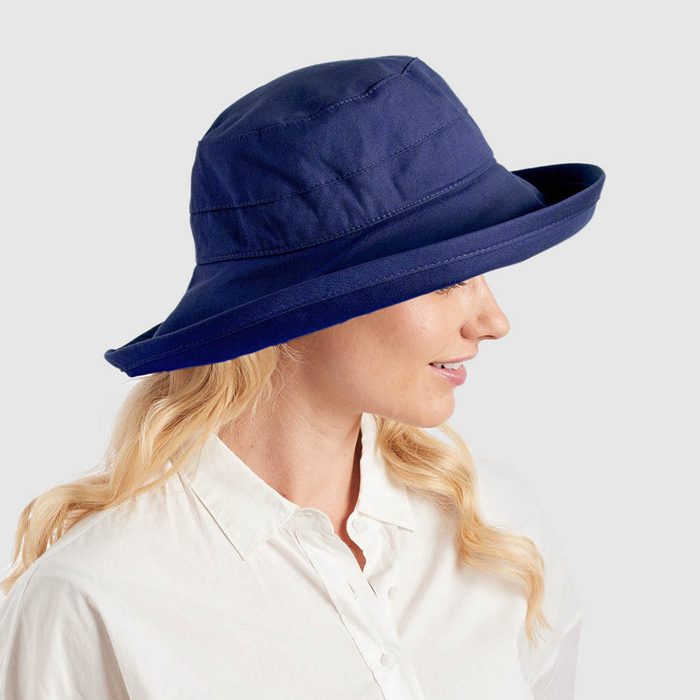 Cancer Council | Essential Traveller Hat - Lifestyle | Navy | UPF50+ Protection