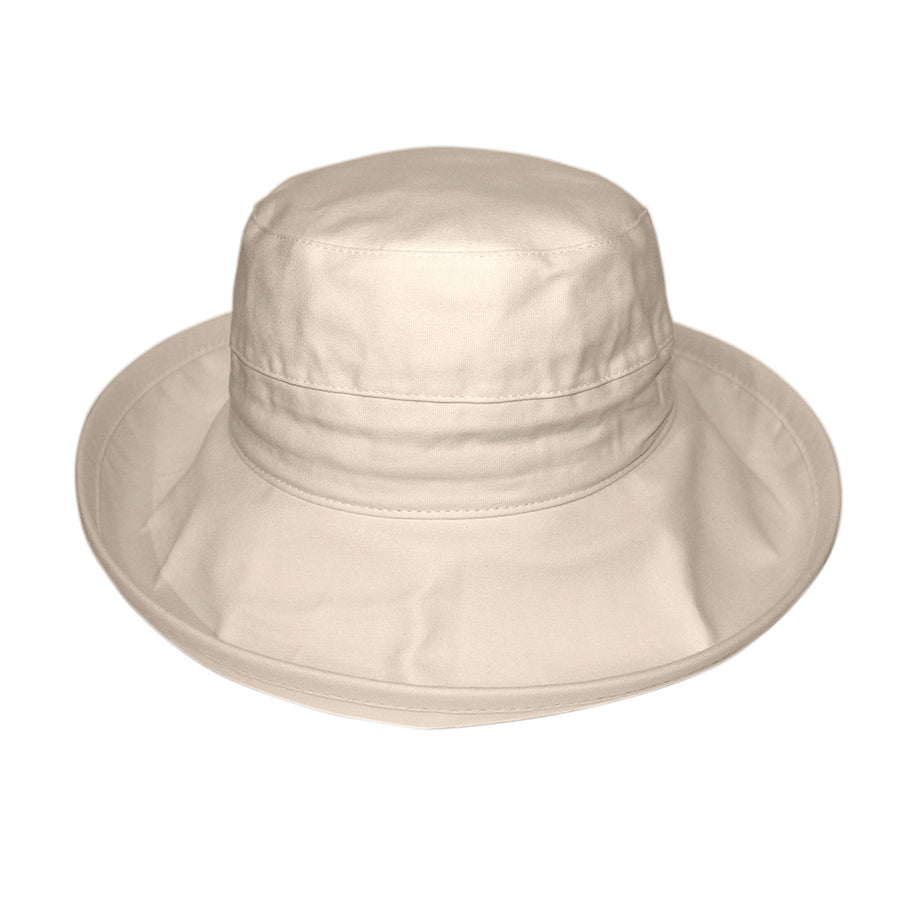 Cancer Council | Essential Traveller Hat - Front | Natural | UPF50+ Protection