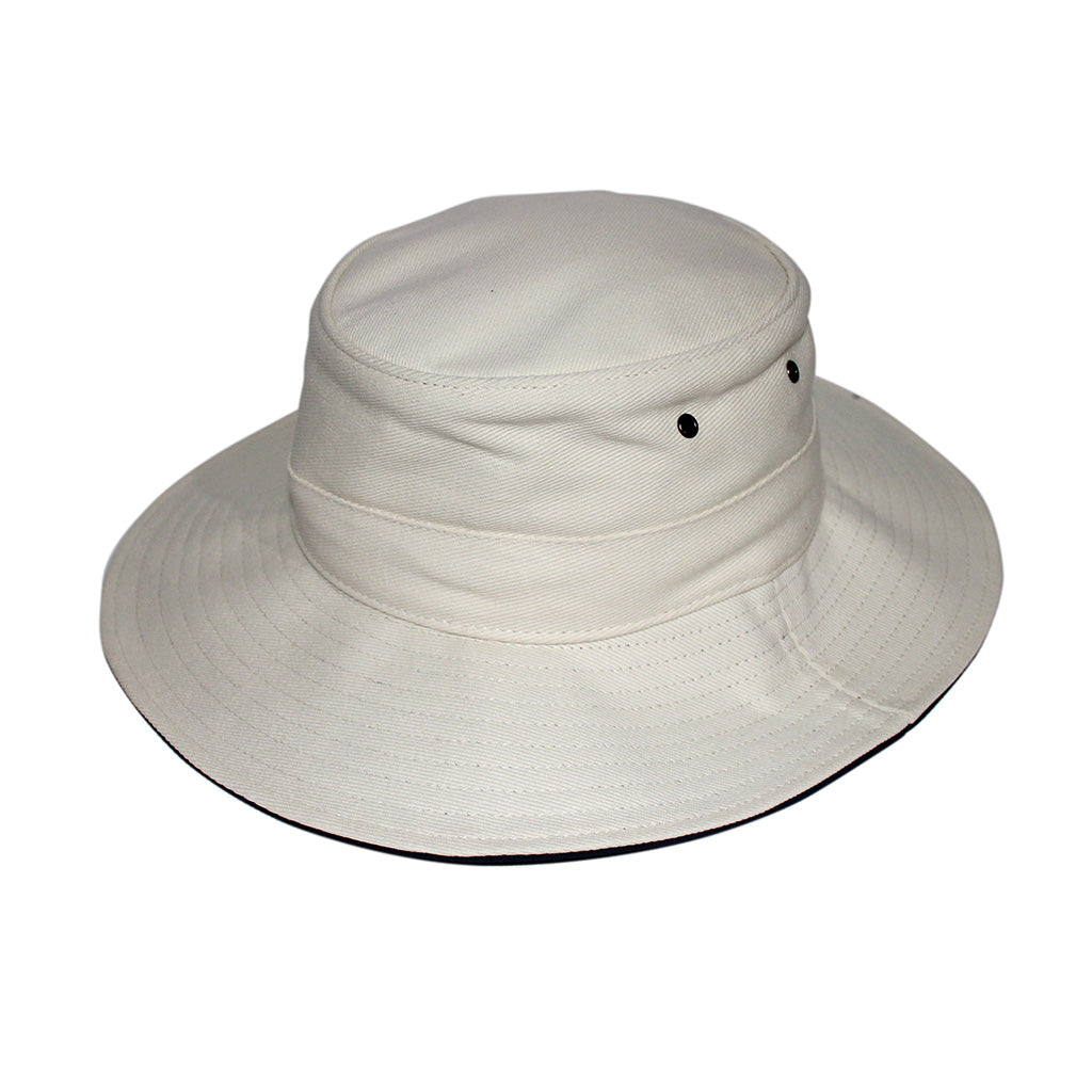 Alan Cricket Hat - Cream/Navy