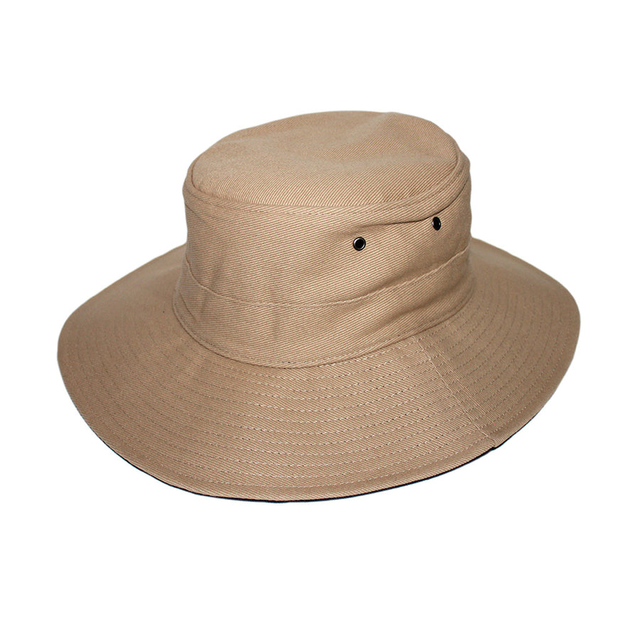 Alan Cricket Hat - Khaki/Navy