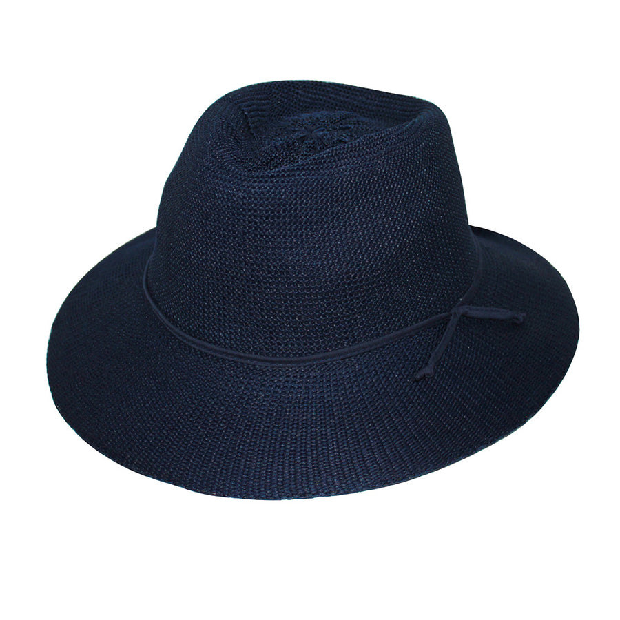 Jacqui Mannish Hat - Navy