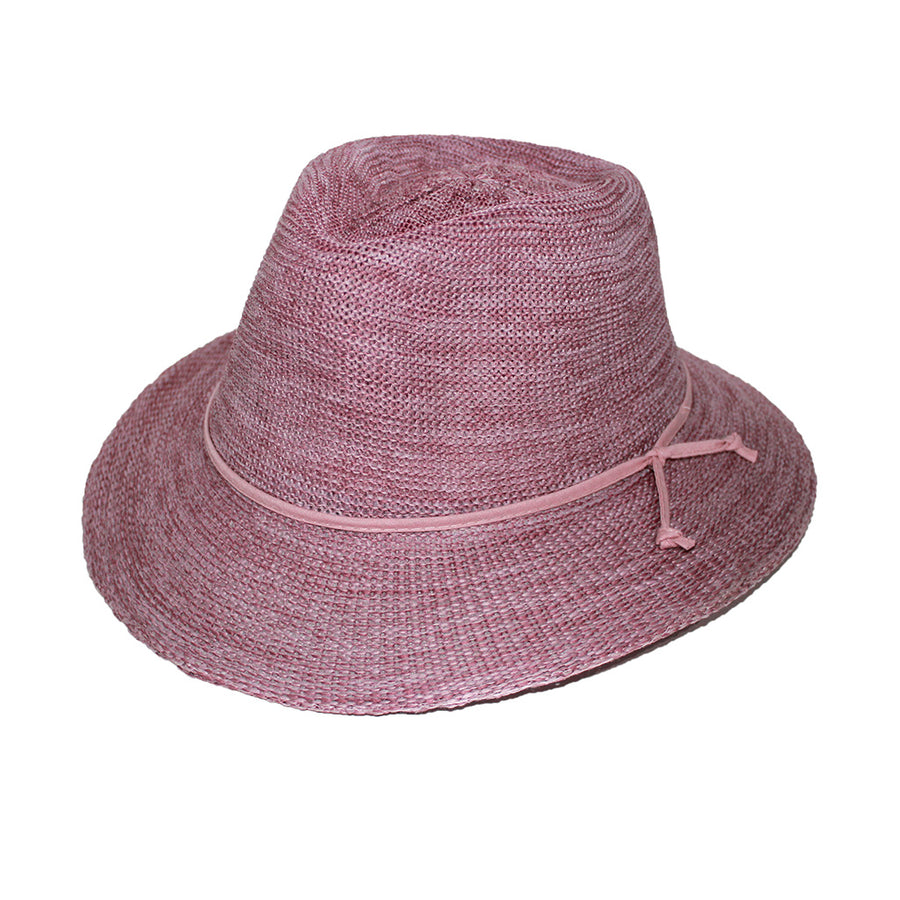 Jacqui Mannish Hat - Old Rose Pink