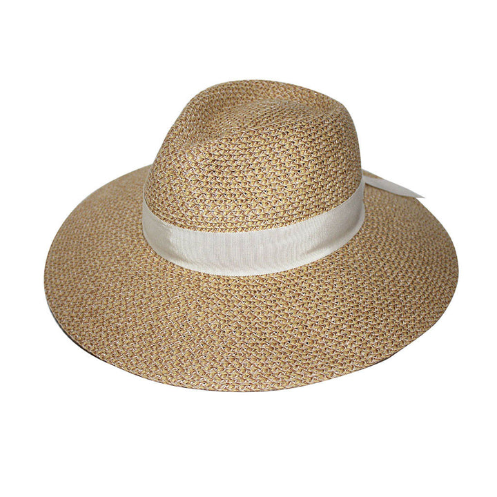 Cancer Council | Roberta Fedora Hat - Angle | Natural | UPF50+ Protection