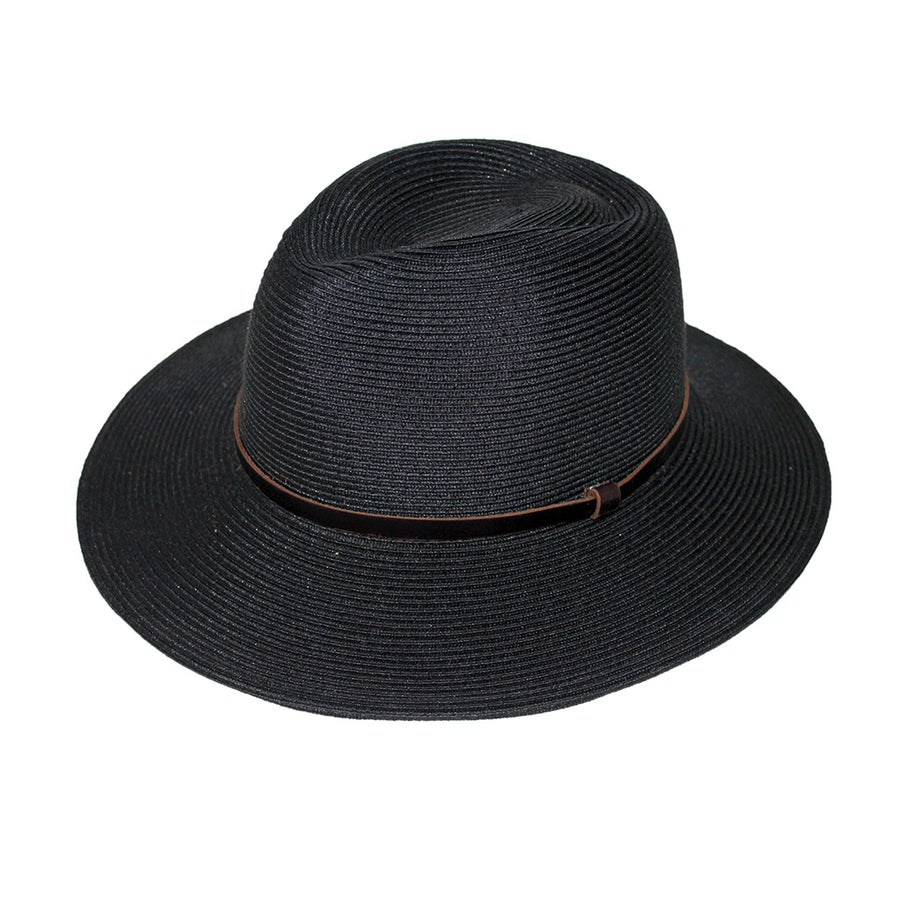 Darby Fedora Hat - Ash Black