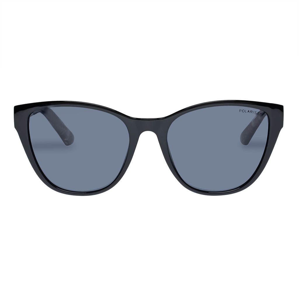 Leeuwin Sunglasses - Black Tort Navy Glitter