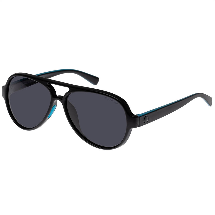 Tathra Floating Sunglasses - Black, Neon Blue