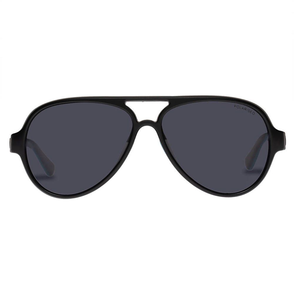 Tathra Floating Sunglasses - Black, Neon Blue