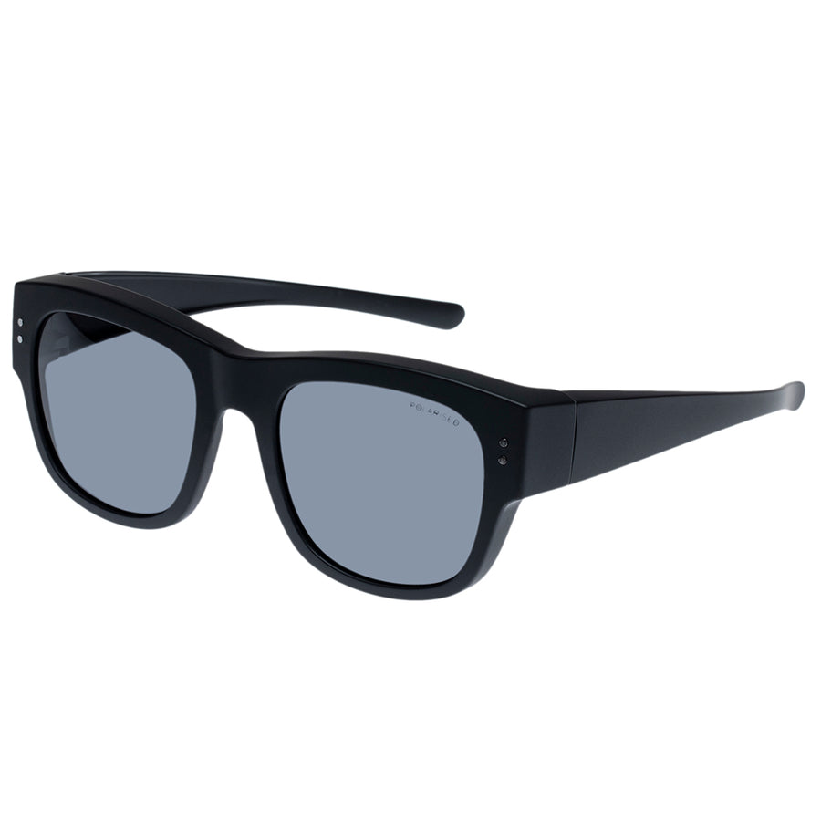 Willare Fitover Sunglasses - Matte Black/Smoke