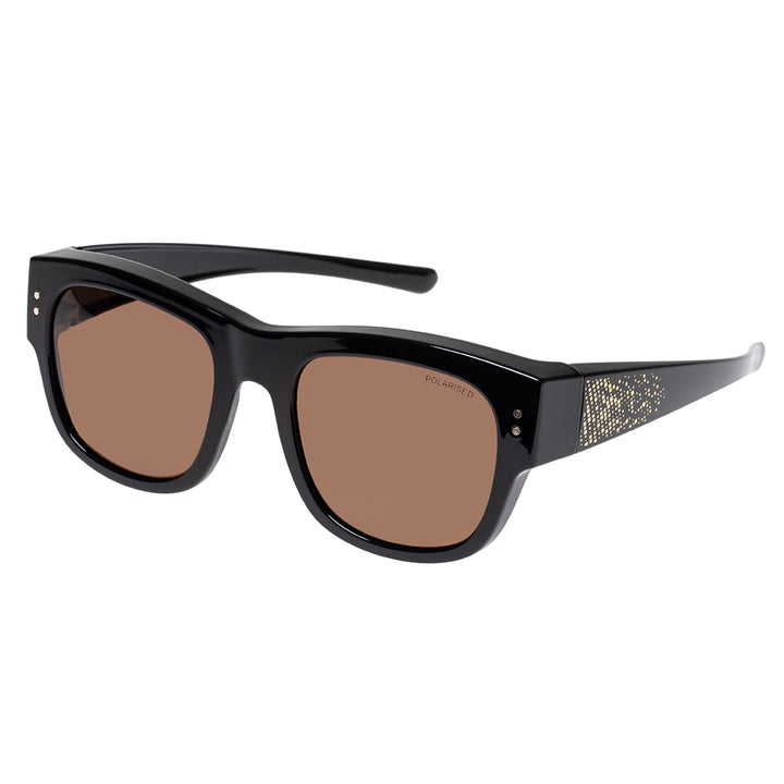 Willare Fitover Sunglasses - Black/Brown