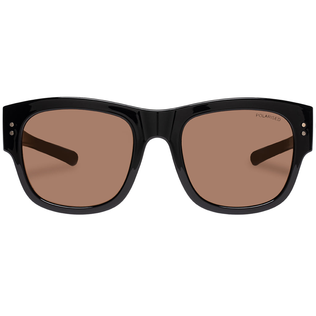 Willare Fitover Sunglasses - Black/Brown