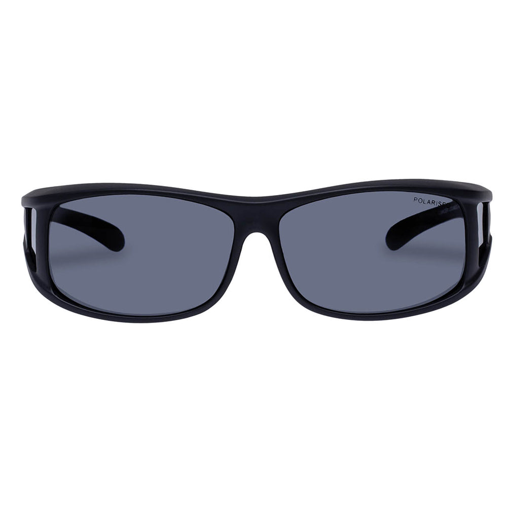 Culburra Fitover Sunglasses - Black Navy/Smoke