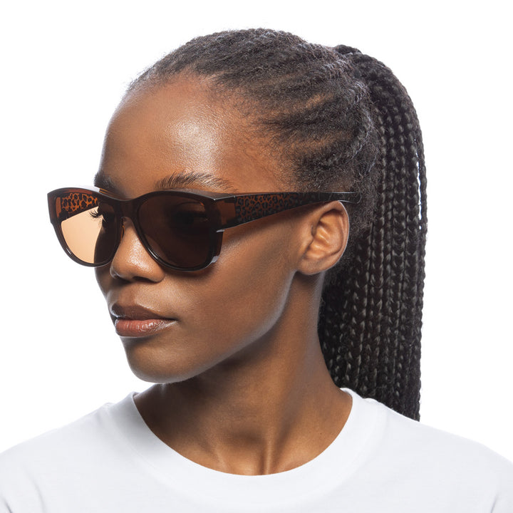 Samaria Fitover Sunglasses - Brown Leopard