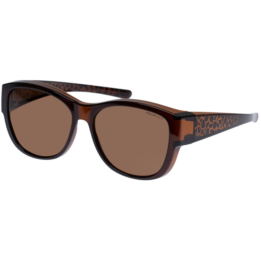 Samaria Fitover Sunglasses - Brown Leopard