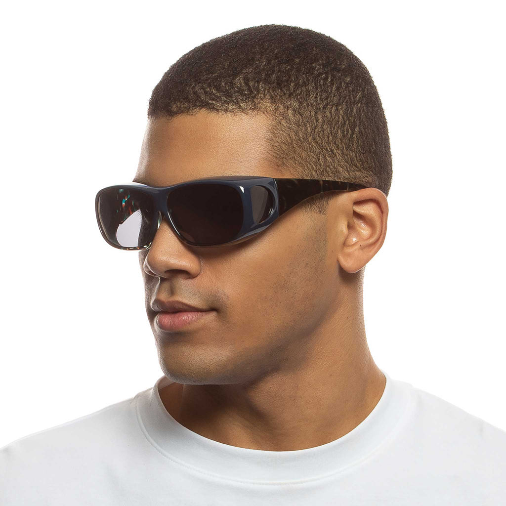 Jervis Fitover Sunglasses - Navy Mottle Tort Grad