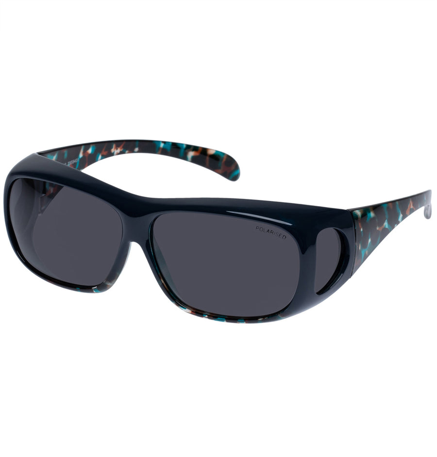 Jervis Fitover Sunglasses - Navy Mottle Tort Grad