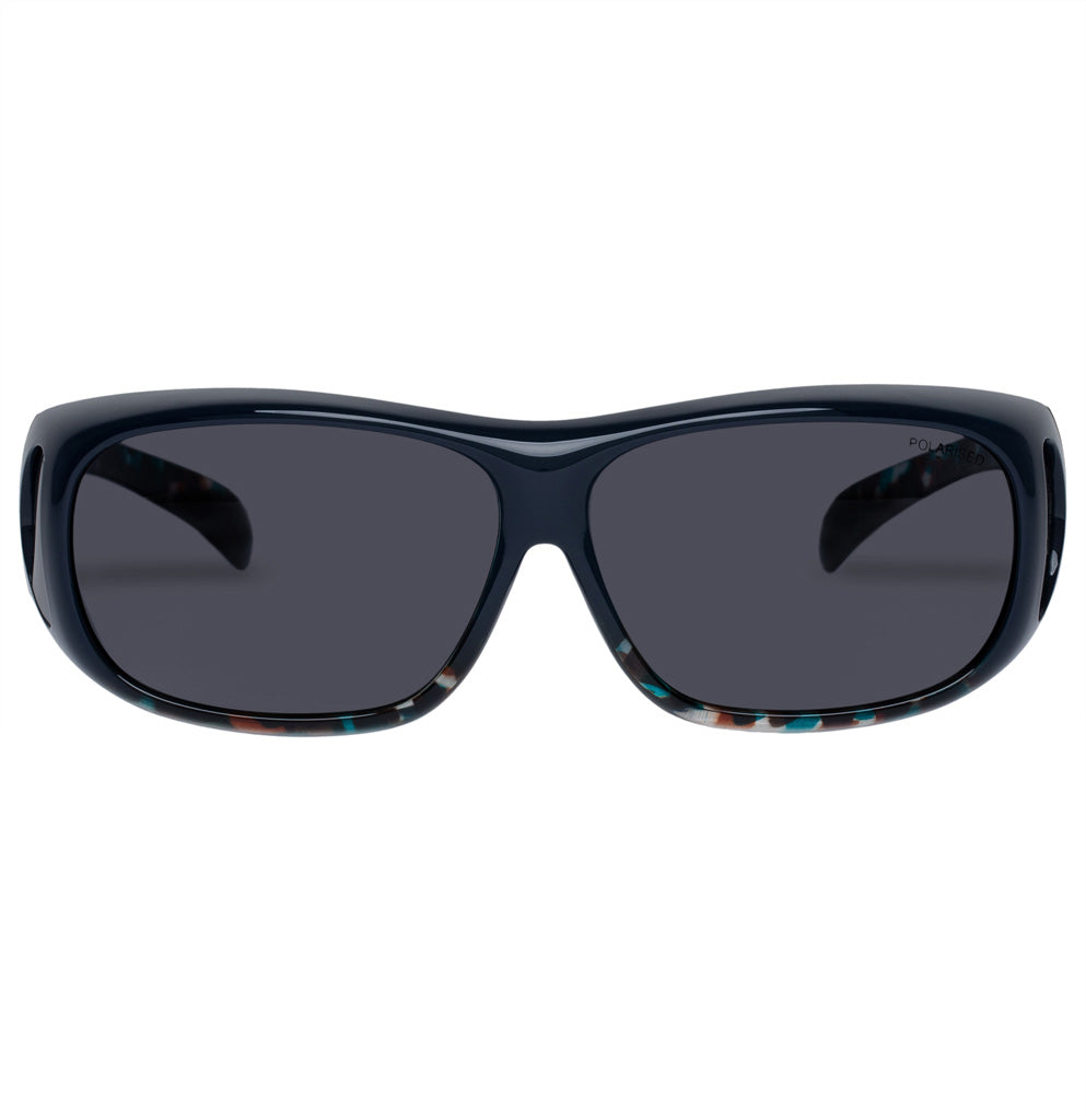 Jervis Fitover Sunglasses - Navy Mottle Tort Grad