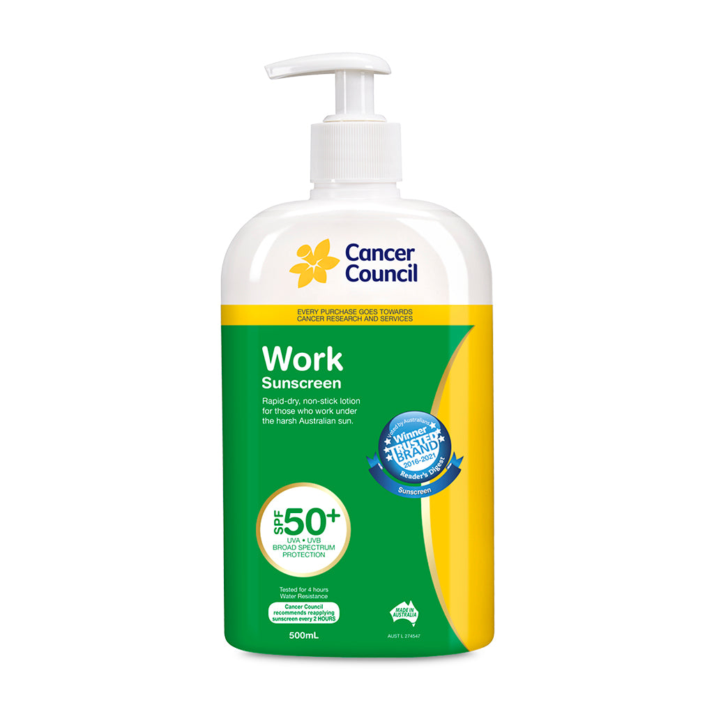 Work Sunscreen SPF50+ 500ml
