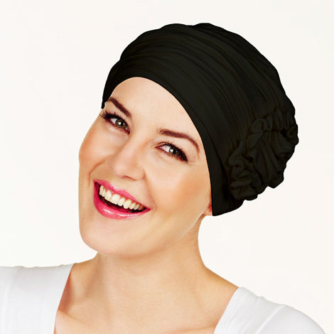 Christine Lotus Turban - Black